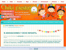 Tablet Screenshot of fiestasinfantileschikifiestas.com